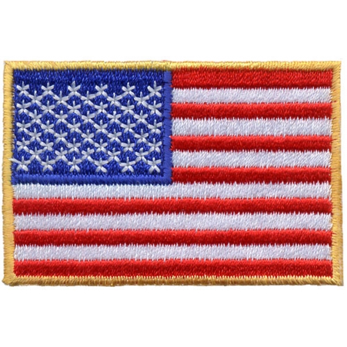 Patch Bandiera Americana USA Bandiere ricamate