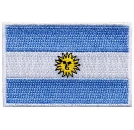 Patch Bandiera Argentina Bandiere ricamate