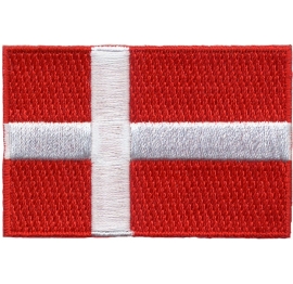 Patch Bandiera Danimarca Bandiere ricamate