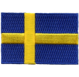 Patch Bandiera Svezia Bandiere ricamate
