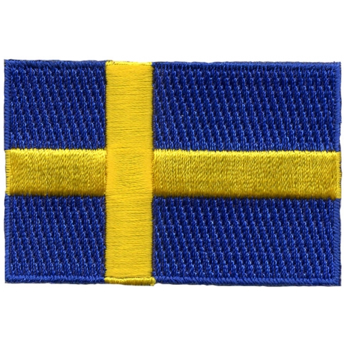 Patch Bandiera Svezia Bandiere ricamate