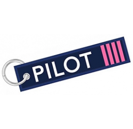 Portachiavi Pilota Comandante blu rosa Portachiavi Pilot
