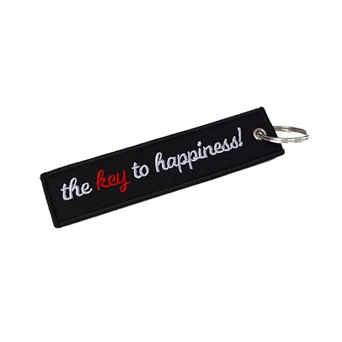 Portachiavi The Key to Happiness Portachiavi personalizzati