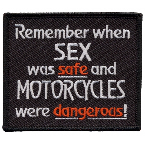 Remember when Motorcycles Distintivi ricamati