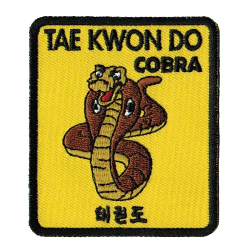 Tae Kwon Do Cobra Distintivi ricamati