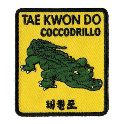 Tae Kwon Do Coccodrillo Distintivi ricamati