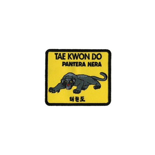 Tae Kwon Do Pantera Nera Distintivi ricamati