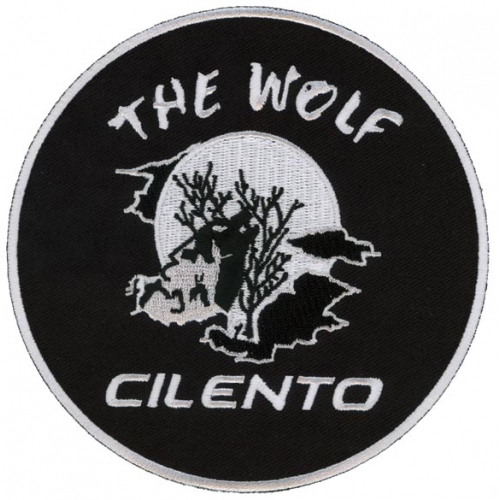 Wolf Biker Cilento Distintivi ricamati