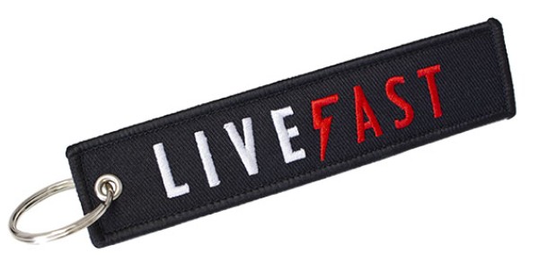 Portachiavi Live Fast 