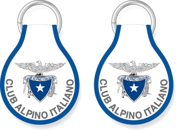 Portachiavi tessuto Cai