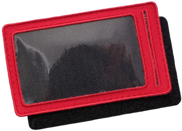 Portabadge rosso nero