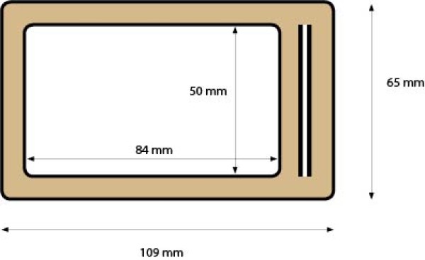 Etichetta porta badge