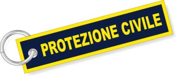 Portachiavi ricamo Protezione Civile