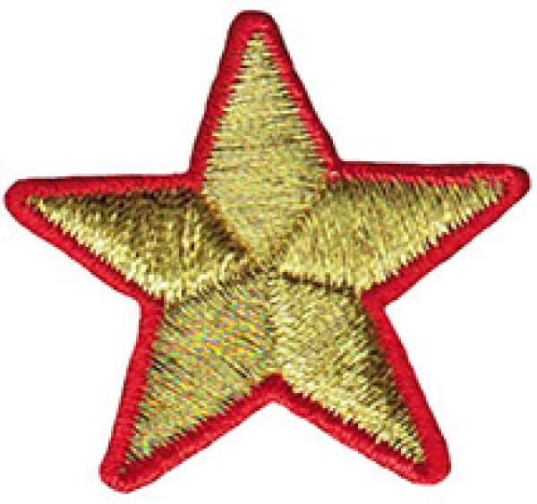 Stella militare ricamata
