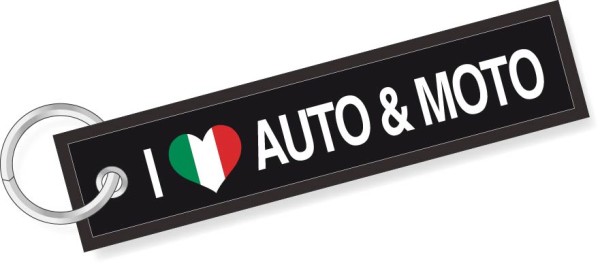 Portachiavi ricamati Auto e Moto
