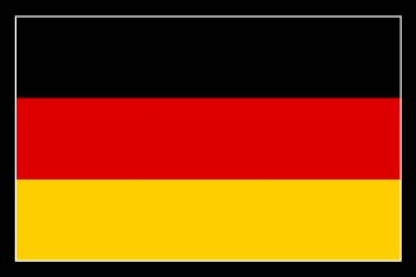 Patch ricamata Bandiera Germania