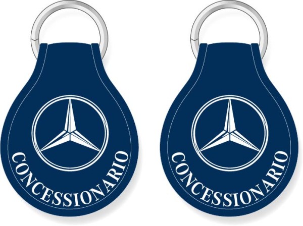 Portachiavi ricamo Concessionaria Mercedes 