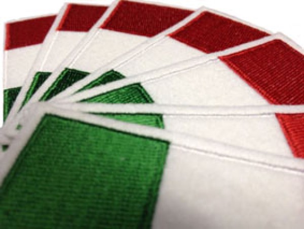 Patch Bandiera Italia panno