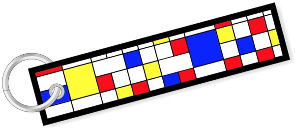 Portachiavi Mondrian