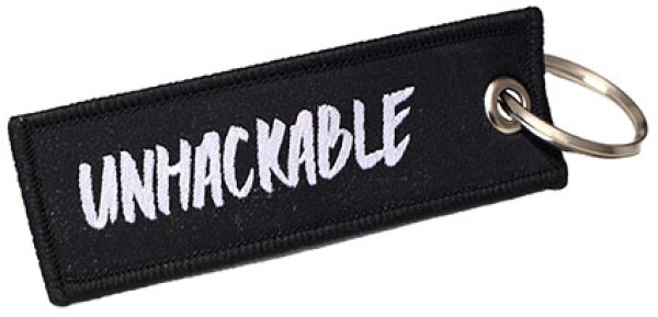 Portachiavi Unhackable