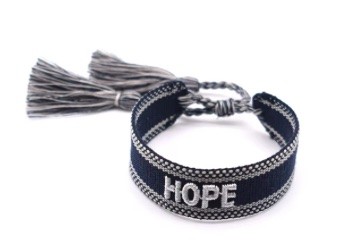 Bracciale ricamato Hope