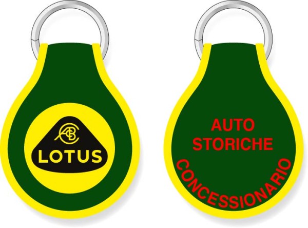 Portachiavi ricamo Lotus