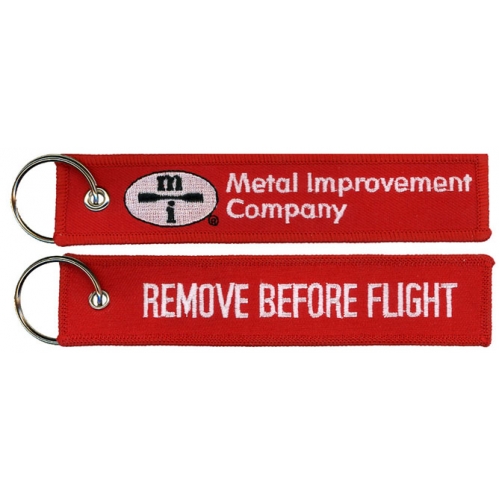 Metal Improvement Company Flight Portachiavi ricamati