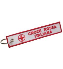 Portachiavi Croce Rossa Italiana Distintivi ricamati