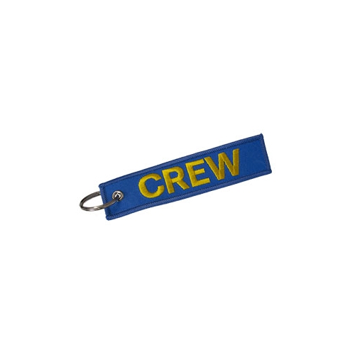Portachiavi Ricamato Crew blu chiaro Portachiavi Crew